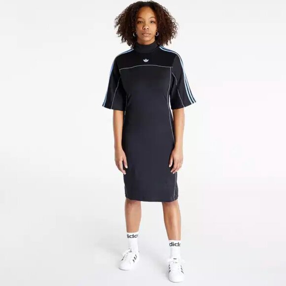 Adidas Originals Fitted Dress in Black, size Small - Picture 1 of 11